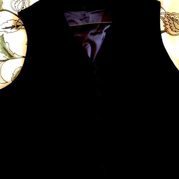 Suede Leather vest size L Black - Picture 1 of 3